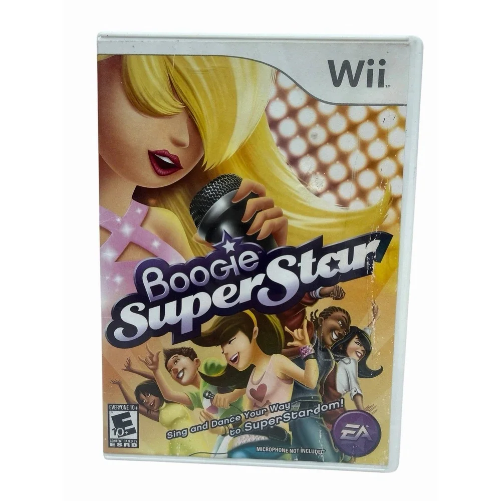 Boogie SuperStar Wii Complete Game w/ Case Authentic EA